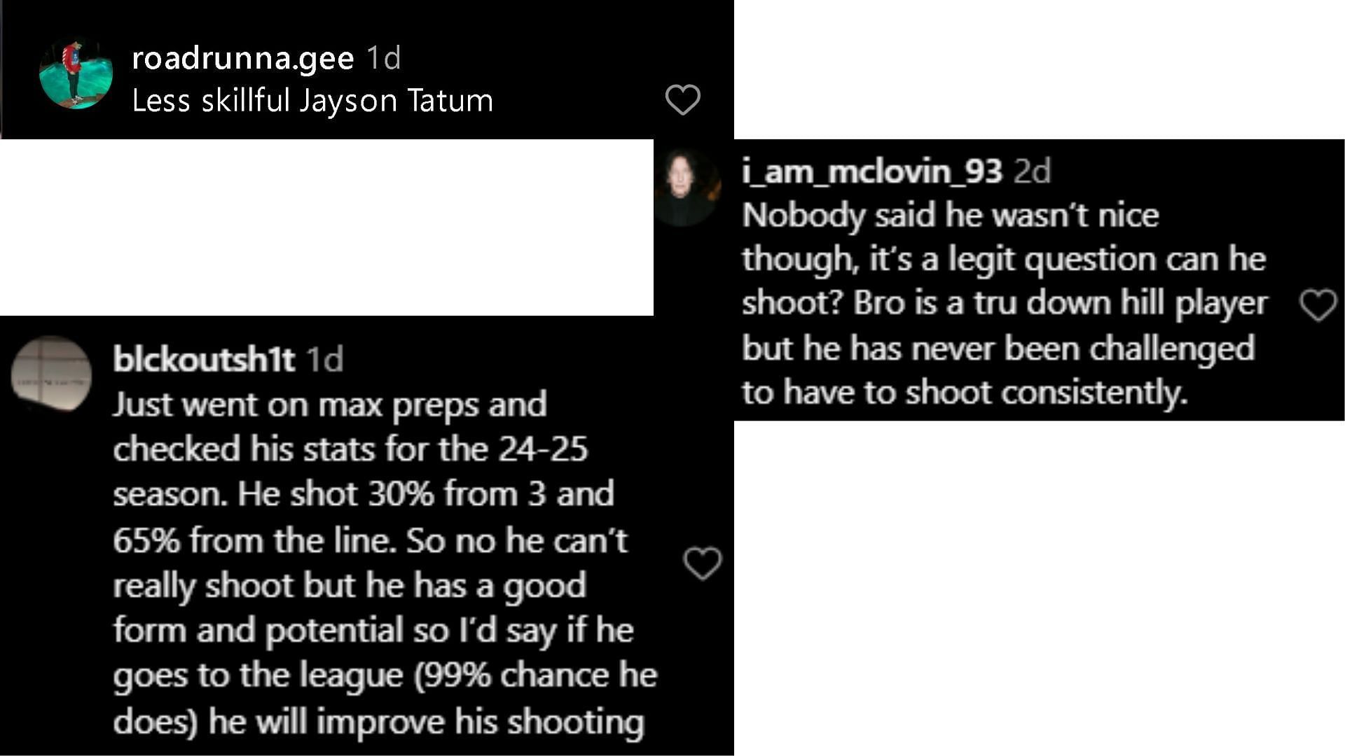 Hoops fans share their reaction to post questioning Tyran Stokes' offensive versatility